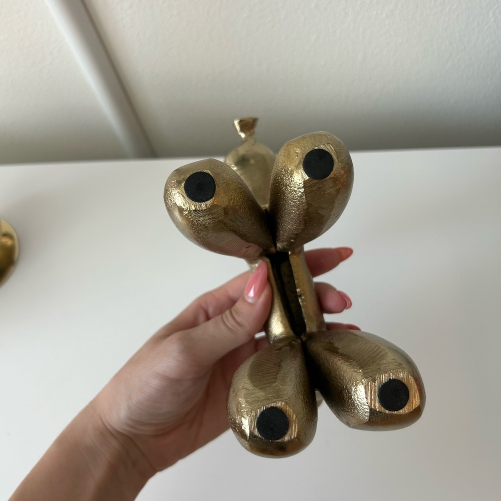Gold balloon dog decoration - Picture 4 of 5